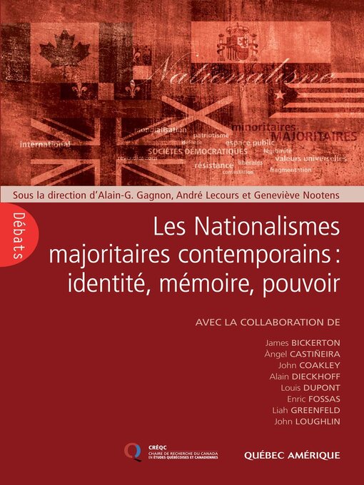 Title details for Les Nationalismes majoritaires contemporains by Alain-G. Gagnon - Available